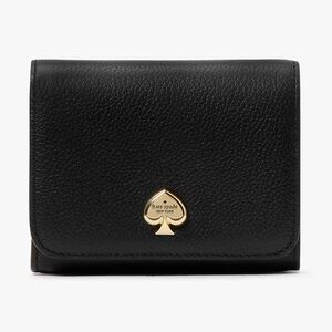 Kate Spade Black Wallet with Gold Accent
